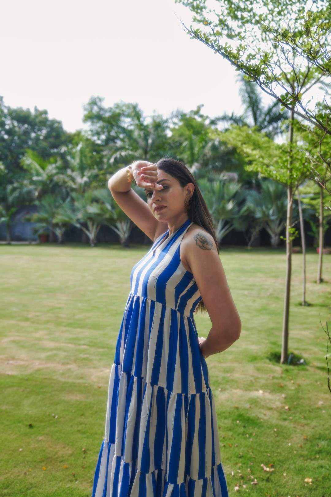 Blueberry Maxi Dress.