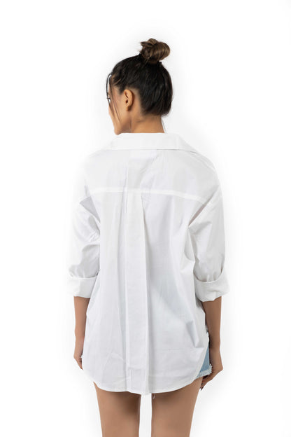 poppy oversized shirt