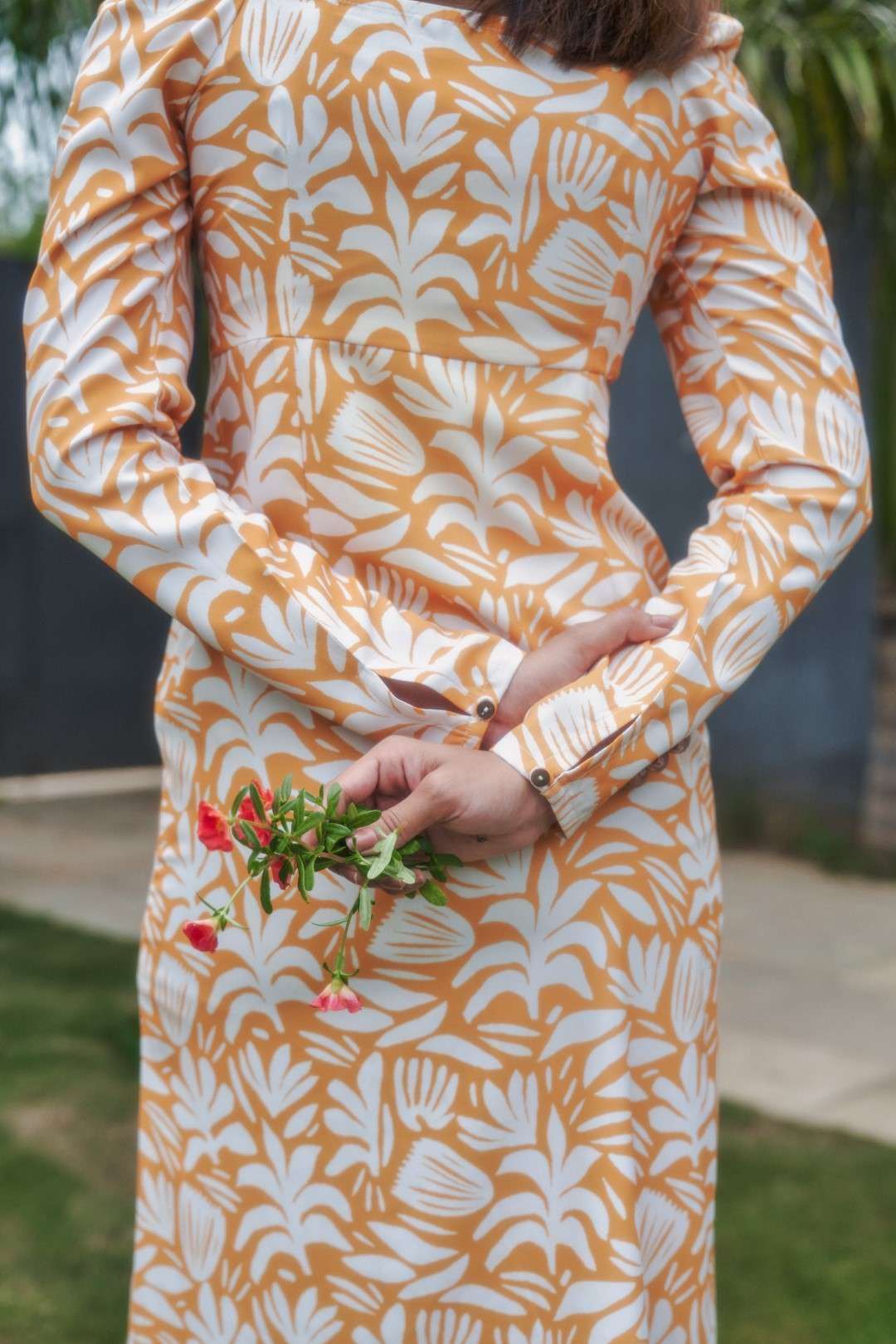 Floral Slit Dress.