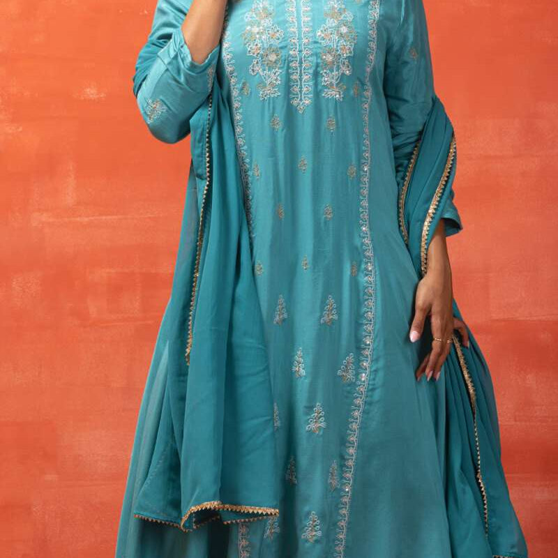 Turquoise Aline dress Bindi LLP