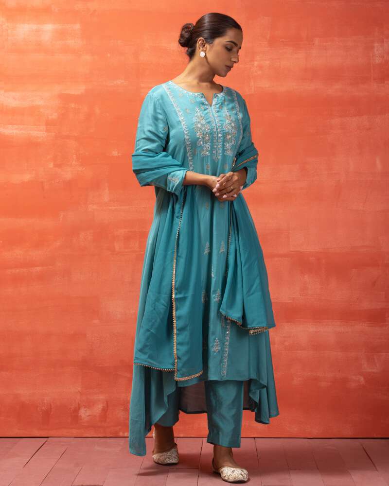 Turquoise Aline dress Bindi LLP
